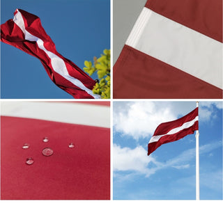 Latvijas karogi mastam