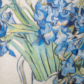 Lina Auduma Maisi «Irises In A Vase V.2» | Kolekcija «Vinsents Van Gogs» Auduma